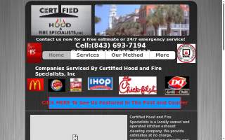 Certified Hood & Fire Specialist website
