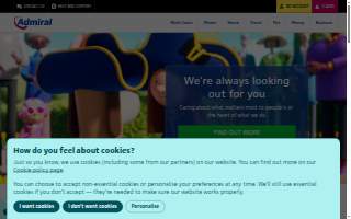 Admiral Tire & Auto of Dover website