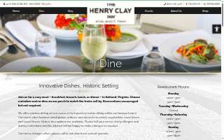 The Henry Clay Inn website