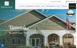 Edencrest at Riverwoods website