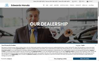 Edwards Honda website