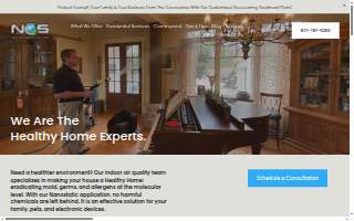 Nano Environmental Solutions website