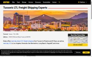Estes Express Lines of Tucson website