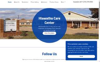 Hiawatha Care Center website