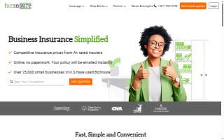 BizInsure LLC website