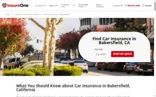 InsureOne Insurance of Bakersfield website