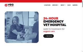 Veterinary Emergency Group of Aurora website