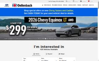 Dellenbach Motors website