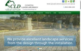 Coastal Landscape Design LLC website