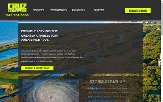 Cruz Lawn & Tree website