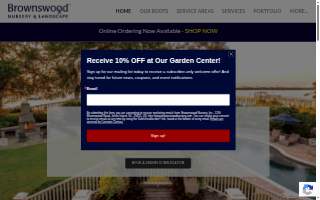 Brownswood Nursery & Landscape - Charleston Landscape Design, Installation, and Garden Center website