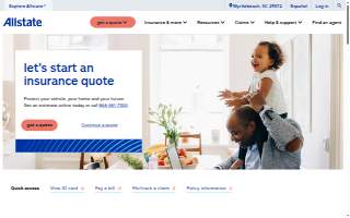 Paterson Financial Services: Allstate Insurance website
