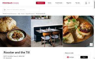 Rooster & the Till website