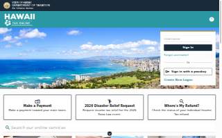 Hawaii Tax Services LLC website