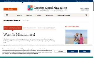 Mindful Financial Services website