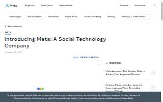 Meta Beauty Collective website