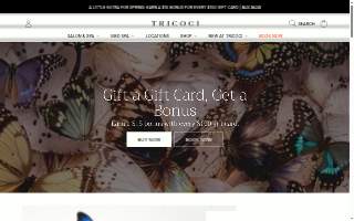 Tricoci Salon & Spa - Naperville website
