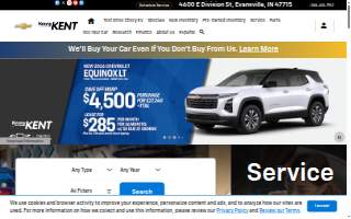 Kenny Kent Chevrolet website