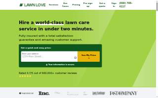 Lawn Love - Charleston of Johns Island website