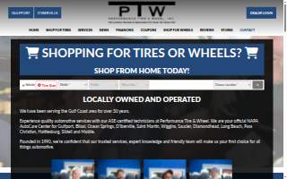 Performance Tire & Wheel - Tire Alignment Gulfport MS, Tire Replacement, Tire Repair, Tire Shop, Wheel Alignment website