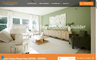 True Homes Design Studio - Raleigh website