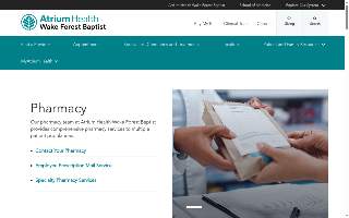 Atrium Health Wake Forest Baptist North Tower Outpatient Pharmacy website