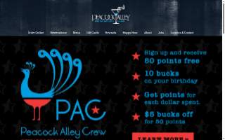 Peacock Alley website