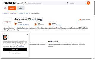 Johnson Plumbing website