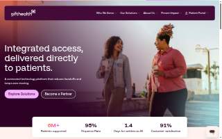 Gifthealth Pharmacy website