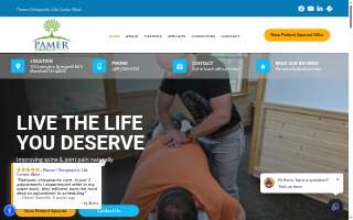Pamer Chiropractic Health Center website