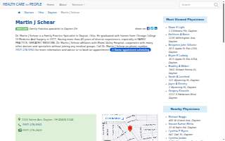 Schear Family Practice website