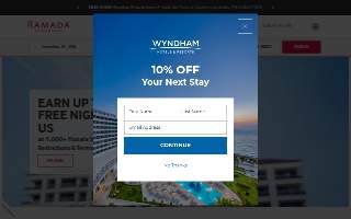 Ramada by Wyndham Portland website