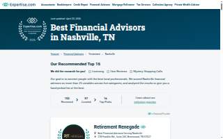 Nashville Financial Planning website