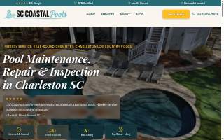 SC Coastal Pools website