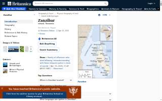 Zanzibar website