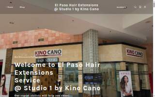 El Paso Hair Extensions Studio 1 by Kino Cano website