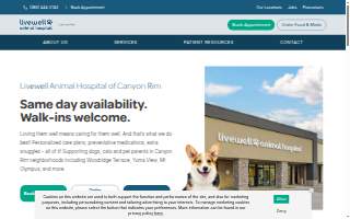 Veterinary Hospital in Salt Lake City website