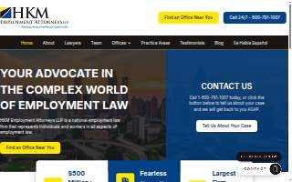 HKM Employment Attorneys LLP of Boston website