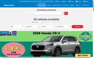 Moses Honda website