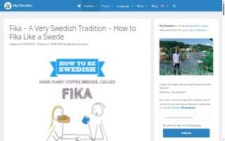 Fika Salon website