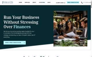 Potrus CPA PC website