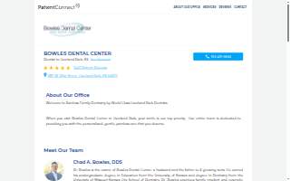 Bowles Dental - Overland Park website