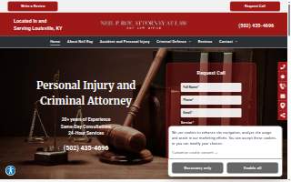 Neil Roy Law Office website