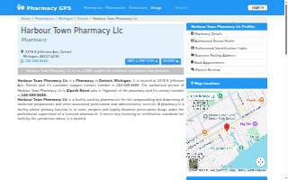 Harbour Town Pharmacy website