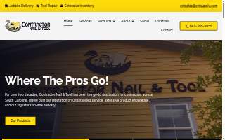 Contractor Nail & Tool - Mt. Pleasant of North Charleston website
