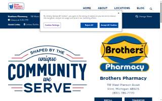 Brothers Pharmacy website