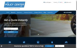 The Policy Center website