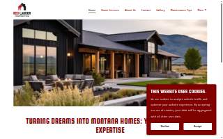Red Ladder Construction website