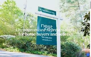Nest Realty - Main Street website