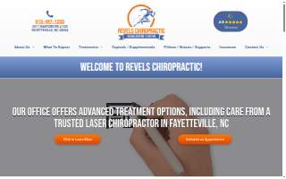 Revels Chiropractic website